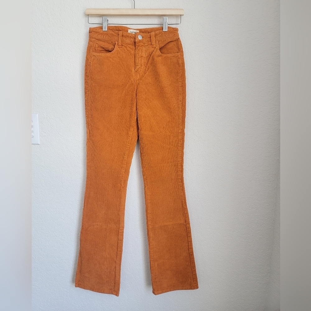 L'AGENCE Oriana High Rise Straight corduroy Pants SIze 25 New